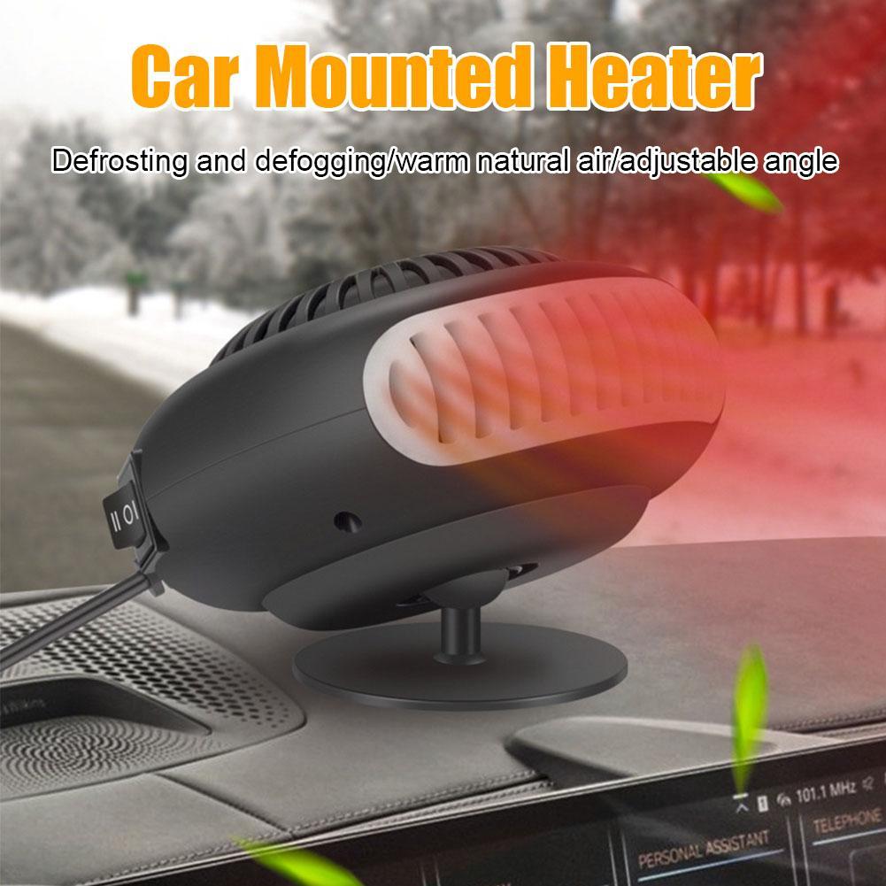 Новый портативный автомобильный обогреватель 12 В/24 В автомобильный обогреватель с вентилятором 2 В Отопление Обогреватель лобового стекла Автомобильный размораживатель 1 C R4K0