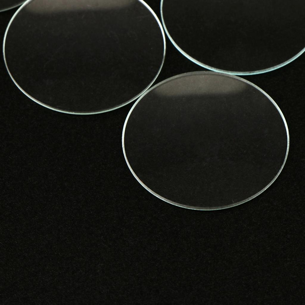 10 шт., куполообразные зеркальные линзы из минерального стекла, запасные части для часов, 28 мм