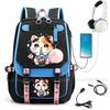 Милый Рюкзак-Котик с Бабл-ти Мультяшный Рисунок Корги Mochila Школьная Сумка для Учеников Мальчиков Девочек Подарок Большой Вместимости для Ежедневных Поездок Rucksack