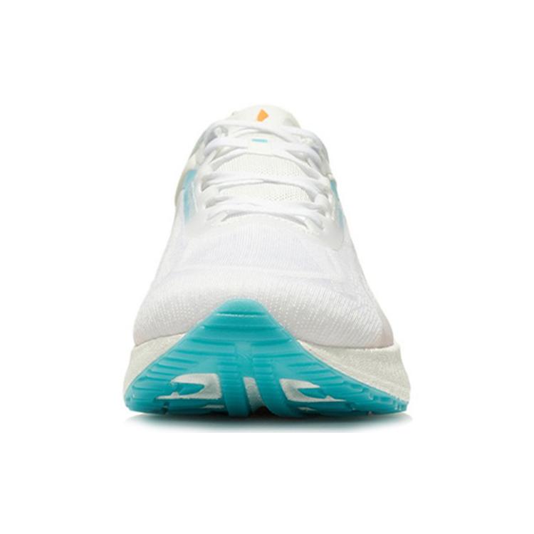 Li Ning Super Light 19 Беговые кроссовки Мужские Низкие Стандартные Белый/Флуоресцентный Сладкий Оранжевый ARBS001-11