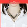 Fashionable Shaped V Women Metal Collar Necklace For Fashion Enthusiasts