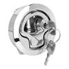 Zinc Alloy Car Hatch Round Pull Door Lock Refitting for RV Cabinet Bathroom Door