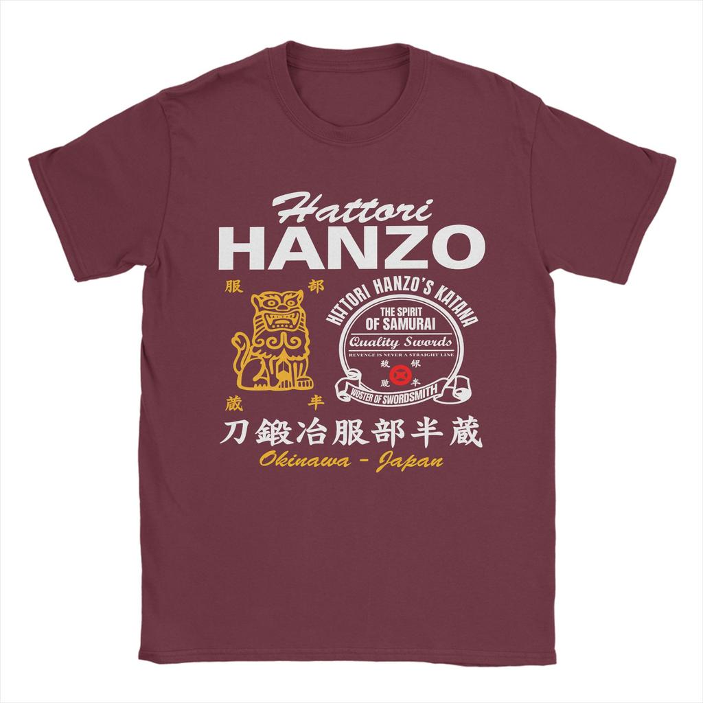 Men Hattori Hanzo T Shirts Cotton Clothes Novelty Short Sleeve Crewneck Tees Plus Size TShirt