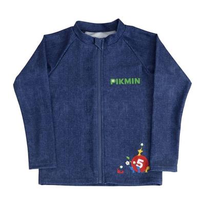 Детский купальник-рашгард Bandai Pikmin, Однотонный, 110 см, Темно-синий, 572