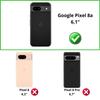 Tempered Glass Camera Protector for Google Pixel 8a [2 Pack] Rear Camera Protection Film Phonillico