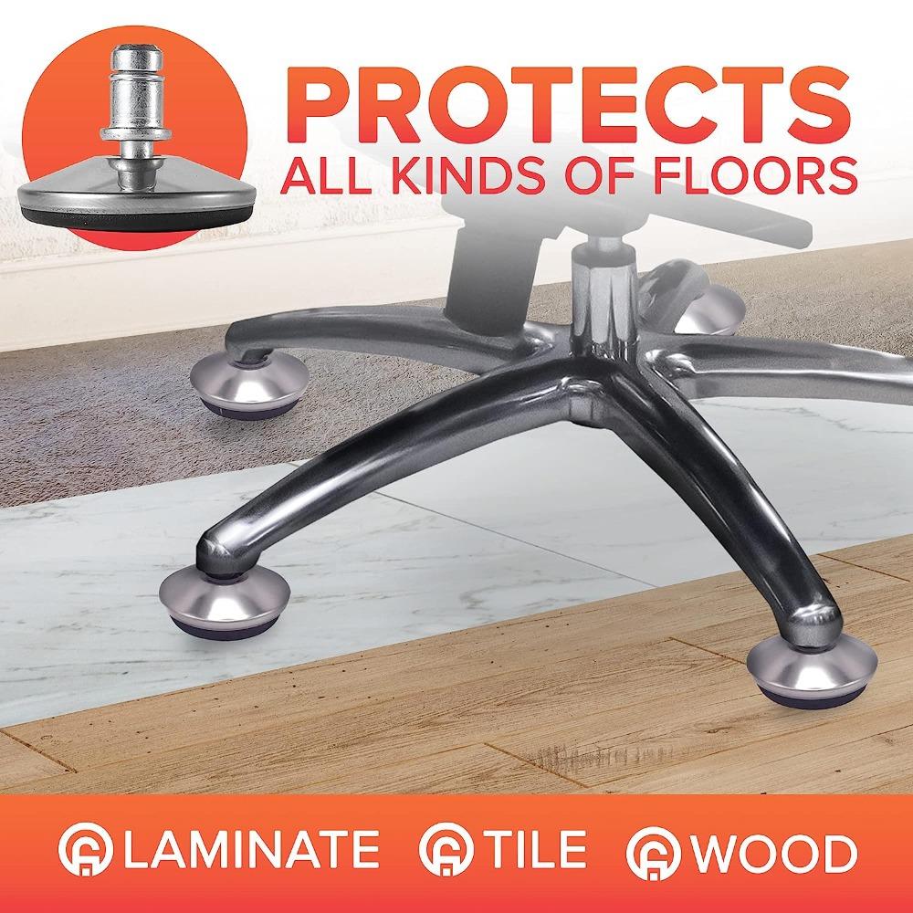 Roller Heavy Duty Caster Office Chair Dia 7/16"(11mm) Stem Caster Wheels Seat Replacement Spare