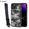 (В комплекте ремешок на запястье)Чехол IBMRS для Apple iPhone 14 plus 6,7 дюйма, камуфляжный, твердый, противоударный, усовершенствованный, защитный, мягкий, из ТПУ, чехол-рамка