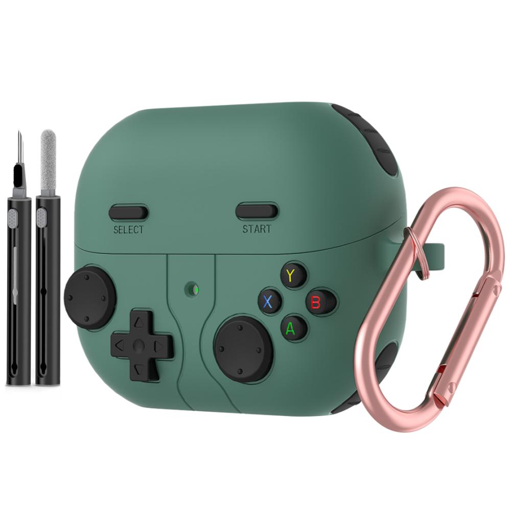 Для новых Galaxy Buds3 FE (2025) Ударопрочный чехол-накладка для Galaxy Buds 3 FE Защитный жесткий чехол-оболочка с брелоком и чистящим набором