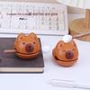 Капибара Деревянная Рыбка Стучалка Игрушка-антистресс: Милый настольный сувенир для детских дней рождения.