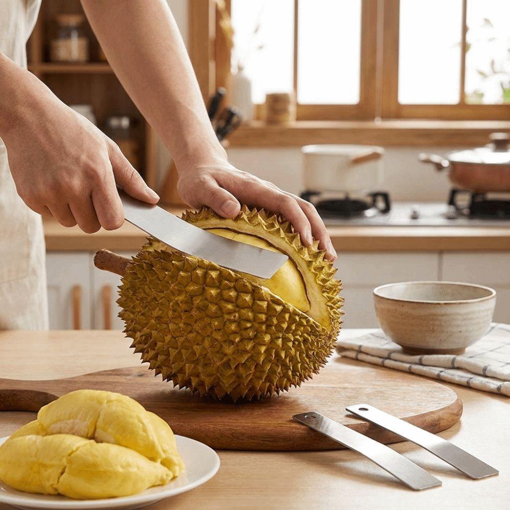 Effort-saving Durian Shell Opener Arc Shaped Durian Separator Portable Durian Peeler Fruit Shop