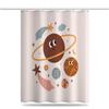 Bathroom Thickened Waterproof Curtain Mildew Proof Shower Curtain Shower Partition Curtain Shower Curtain Bathroom Curtain Free Perforation