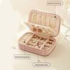 Rectangle Velvet  Jewelry Box 2 Layer Jewelry Case Multi-functional Vintage Ring Case  Girlfriend