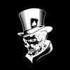 11.3x17.6CM Lovely Joker Skeleton Skull Playing Cards Poker Monster Hat Car Sticker