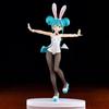 Аниме экшн-фигурка, оригинальный кролик Furyu Miku, черный кролик, декоративная модель, украшения, подарки на день рождения, игрушки, чулки Miku