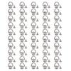 50 Sets Pull Ring Rivets Zinc Alloy Electroplating Multifunctional Screwback Round Head Rivets for