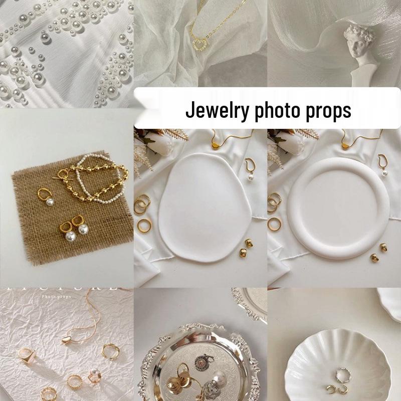 Jade Photo Prop Tray for Jewelry, Nail Art & Accessories