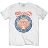 Футболка Aerosmith Aero Force One Логотип группы Официальная Мужская Белая M