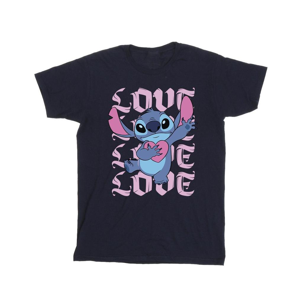 Lilo & Stitch Boys Valentine Love Cotton T-Shirt