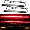 48 LED RED Motorcycle Integrated Tail Brake Stop Turn Signal Light Lamp Strip