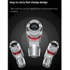 Aluminum Zinc Zinc Alloy Bike Pump Inflator Presta Valves Inflation Mouthpiece Rust-proof CO2 Mini Pump  MTB