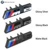 For BMW C3D ABS M Car Front Grille Badge Emblem Buckle For BMW X6E71 E70 E34 X5G05 G60 F10 X5E53 E24 E63 E64 F06 F12 F13 G32 F18 G30 G31