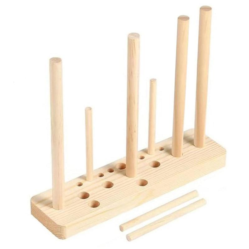 Oval Wooden Bow Maker Durable for Crafts Hair Bow Makers Decoration