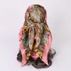 Head Scarf Women Pirate Costume Accessories Silk Red Bandana for Hair Wrapping Soft Neckerchief Silk Foulard Satin