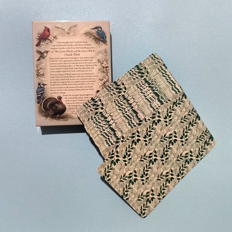Оракул 'Духовное значение птиц', 10,5*7,5 см, 50 шт., Карты гадания, вдохновленные природой, для прозрения и мудрости