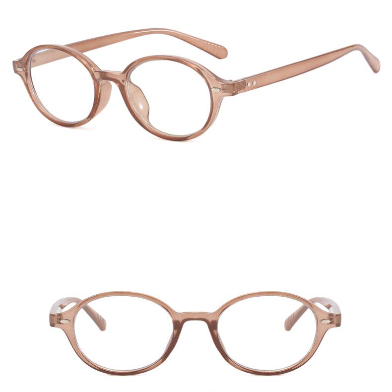 Женские студенческие очки для путешествий на работу и на работу, с защитой от синего света, модные, индивидуальные, в стиле ретро, ​​художественные, классические, овальные, простые очки