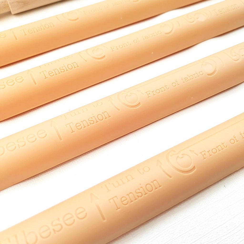 Wooden Tapestry Scroll Embroidery Frame Cross Stitch DIY Craft Sewing Tool