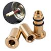 Refill Butane Gas Adapter Reusable Brass Nozzle Gas Filling Valve Inflatable Head For Dupont Ligne 2/Gatsby Gas Lighter