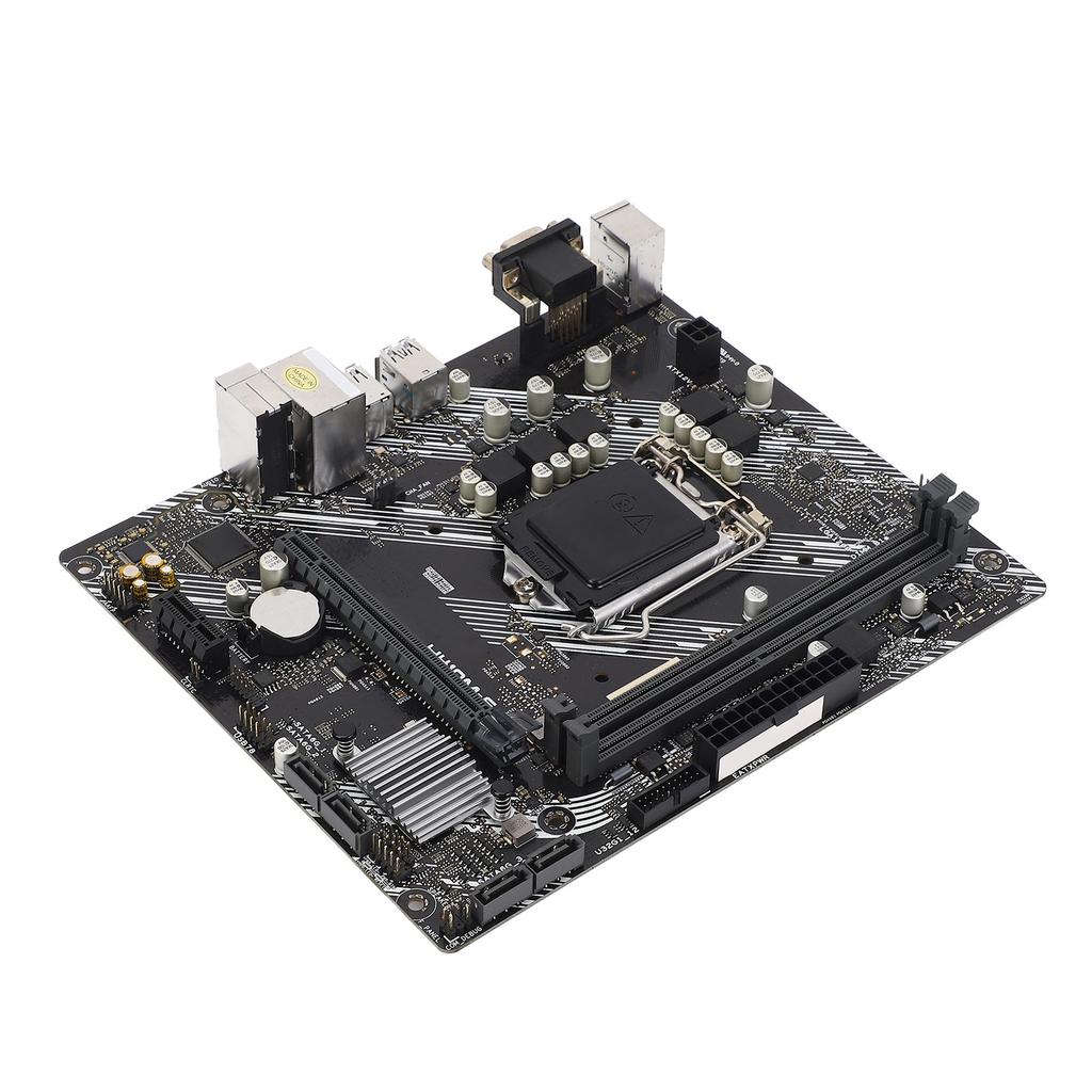 Материнская плата H410M F DDR4*2 слота DIMM 2-канальная DDR4 2933 МГц LGA 1200 10-е поколение для Core