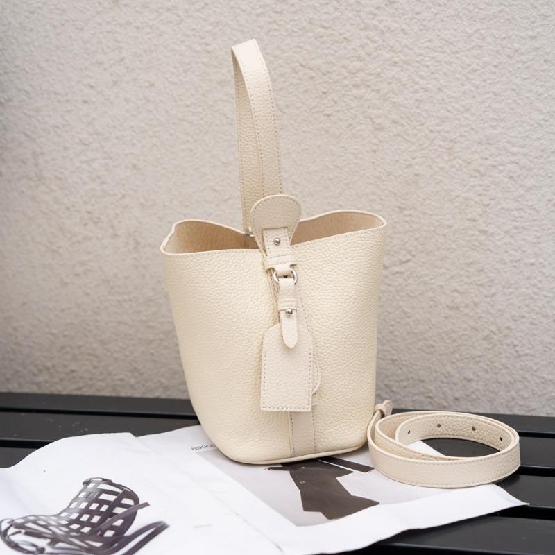 Сумка-ведро из коровьей кожи Женская сумка из натуральной кожи Женская сумка на одно плечо подмышкой Повседневная сумка на одно плечо