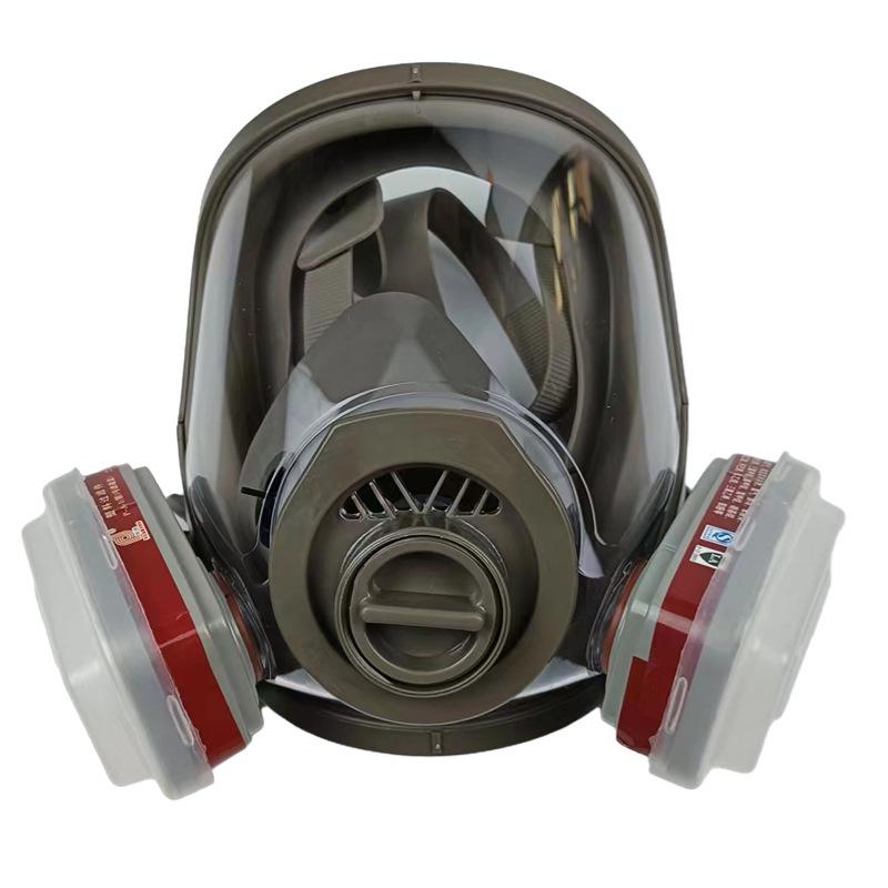 6800 Полнолицевой противогаз: Защита от химикатов, аэрозольной краски и пыли с многофункциональным интерфейсом