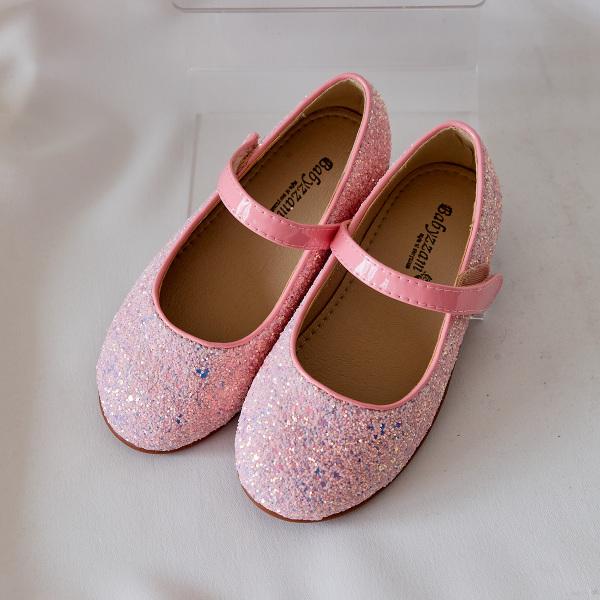 Baby Jam Girls' Spark Flat Light Pink-Y41