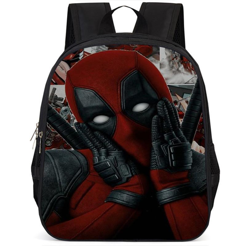 Spacious 15 Inch Deadpool Backpack For Boys And Girls With Large Capacity Design