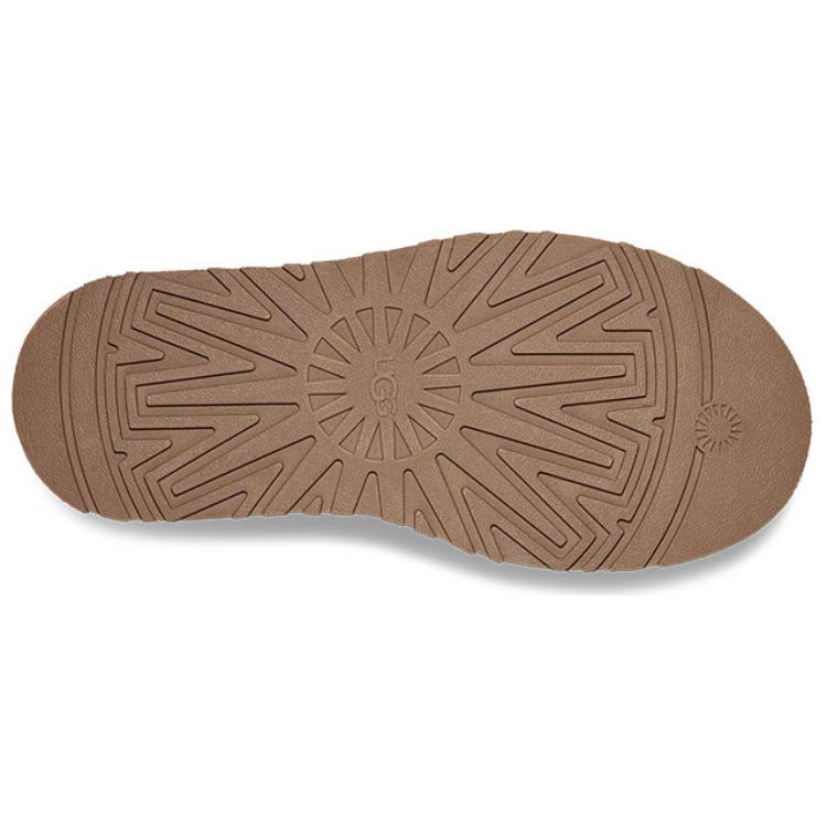 UGG Fashionable Comfortable Round Toe Short Snow Boots Women Boots Gray Brown 1168170-SKP