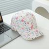 Baby Girls Baseball Summer School Cartoon Flowers Children Outdoor Kids Caps for 2-8Years Adjustable Sports Hats Cotton