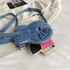 Export  Arrival Denim Guitar Bag, Indie Rock Grunge Shoulder Bag, Niche Fashion Statement, Instagram-Ready Unisex Purse