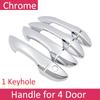 For Toyota Corolla E170 2014~ Chrome Exterior Door Handle Cover Car Accessories Stickers Trim Set 2015 2016 2017