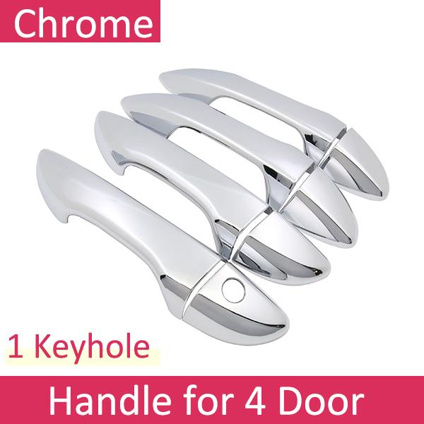 For Toyota Corolla E170 2014~ Chrome Exterior Door Handle Cover Car Accessories Stickers Trim Set 2015 2016 2017