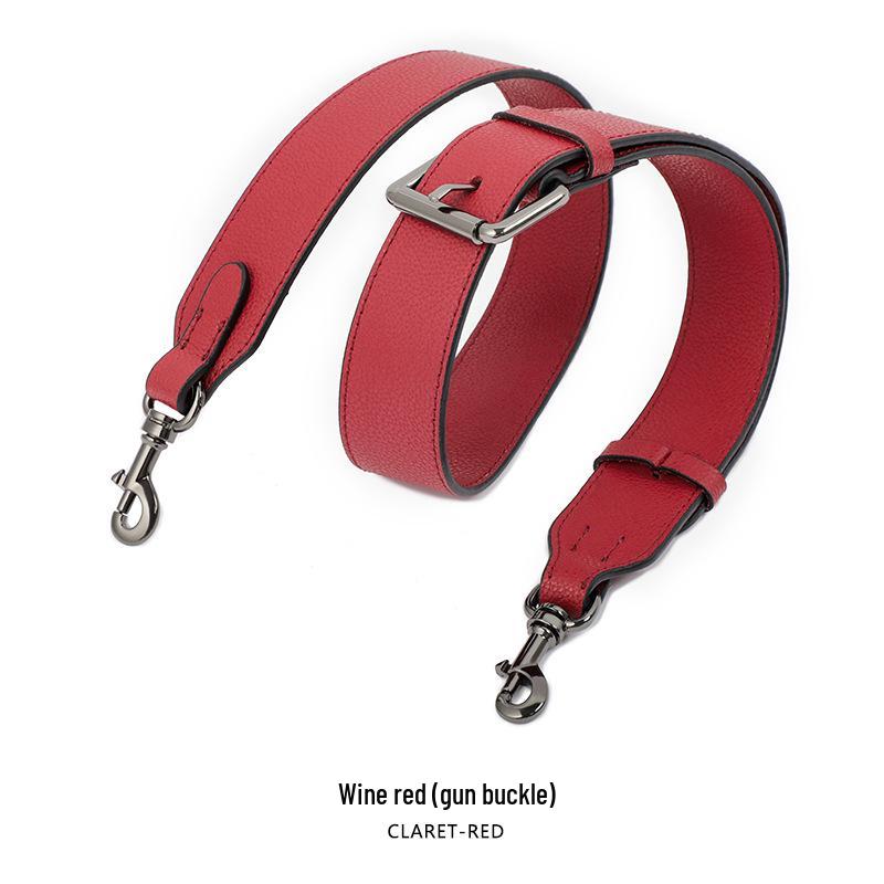 Универсальный широкий плечевой ремень из коровьей кожи с зернистой текстурой личи для сумки Dionysus (модель: MHS-A-9)