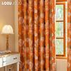 1 шт. LOZUJOJU Шторы в европейском стиле с принтом оранжевых тюльпанов, полностью затемняющие шторы для спальни, гостиной, балкона, окна для декора дома