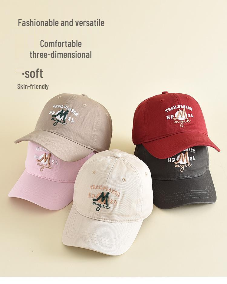 Однотонная детская бейсболка - Ветрозащитная и солнцезащитная кепка для улицы