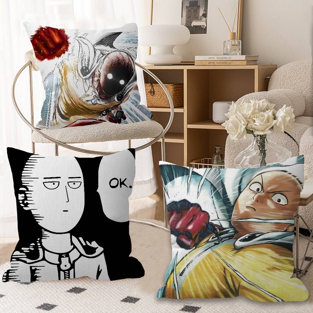1 шт. Забавная аниме-подушка O-One P-Punch Man с кленовым дизайном, чехол для подушки, декор «Счастливая осенняя пора», праздничный декор, чехол для подушки