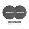 2pcs Car Coasters Water Cup Slot Non-Slip Mat Drink Holder Pad For Mercedes Benz AMG W204 W205 W203 W211 W201 W210 W108 W124 XRP8