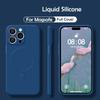 Liquid Silicone For MagSafe Case For iPhone 14 Pro Max 13 12 11 XS XR 7 8Plus Magnetic Wireless Charging Soft Shockproof Bumper Cover