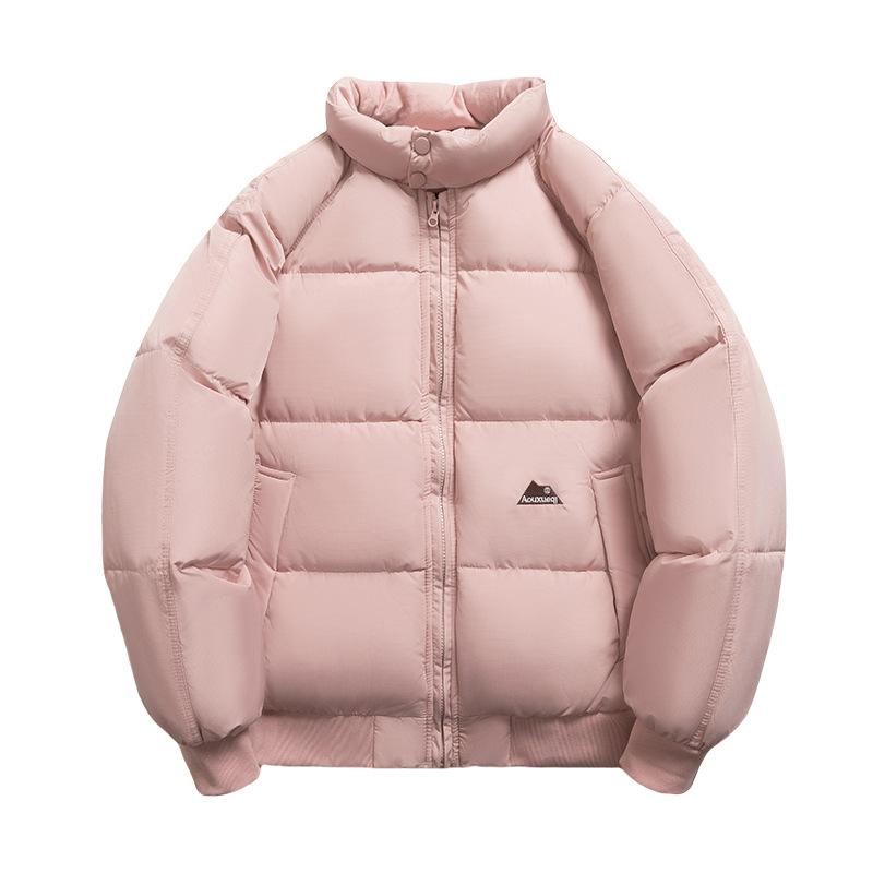 Premium stand-up collar loose solid color down cotton-padded clothing women's jacket new winter small cotton-padded jacket