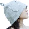 Сауна-шапка SAUNOVA для погружения в воду, сертифицированная марка полотенец Imabari, унисекс, большой размер, машинная стирка, предотвращает приливы, предотвращает повреждение волос, полотенце