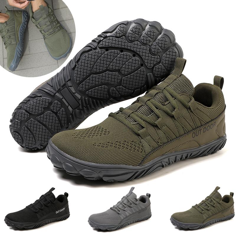 Новые мужские мягкие повседневные кроссовки Barefoot, удобные и дышащие кроссовки, мужские кроссовки для ходьбы и занятий в спортзале, обувь с широким носком